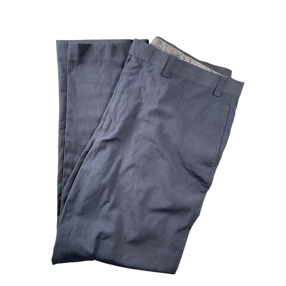 Lauren Ralph Lauren Dress Pants Mens 42W x 32L Blue Gray Straight Leg Trousers